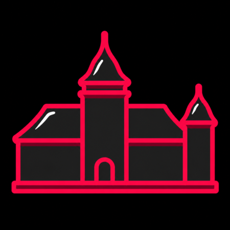 Firmenwebsites in Steinach – Stadt-Icon mit dem Neuen Schloss Steinach, markantem Mittelbau und klarer historischer Dachsilhouette.