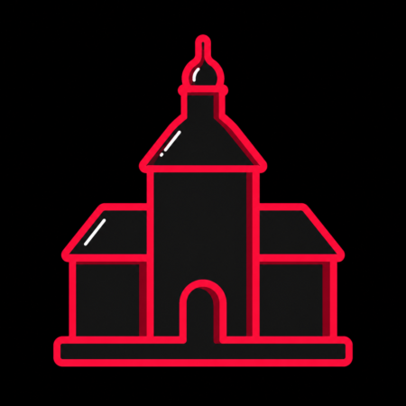 Firmenwebsites in Treuen – stilisiertes Stadt-Icon mit Schloss Treuen als Wahrzeichen.