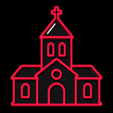 Firmenwebsites in Weener – minimalistisches Stadt-Icon der Georgskirche Weener