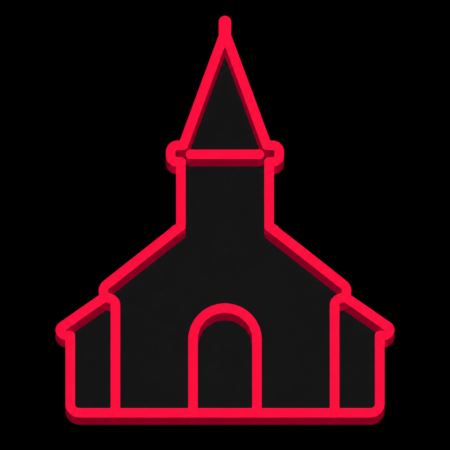 Firmenwebsites in Westerstede – Stadt-Icon der St.-Petri-Kirche mit markantem Kirchturm, steilem Dach und großem Rundbogen