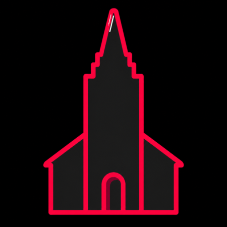 Firmenwebsites in Zahna-Elster – stilisiertes Stadt-Icon mit der Sankt-Marien-Kirche als Wahrzeichen.